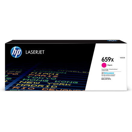 HP originální toner W2013X, magenta, 29000str., HP 659X, high capacity, HP Color LaserJet Enterprise M856dn,M856x,Color Laser