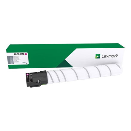 Lexmark originální toner 76C00M0, magenta, 11500str.
