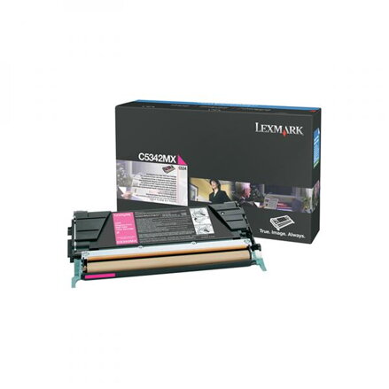 Lexmark originální toner C5342MX, magenta, 7000str., Lexmark C534x, O