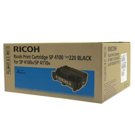 Ricoh originální toner 402810, 403180, 407008, black, 15000str., Ricoh SP 4100, N, 4110, N, poškozený obal, A