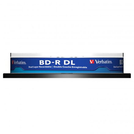 Verbatim BD-R, Dual Layer 50GB, cake box, 43746, 6x, 10-pack, pro archivaci dat