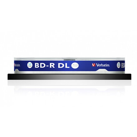 Verbatim BD-R DL, 50 GB, LIFETIME ARCHIVAL, spindle, 43847, 6x, 10 ks, pro archivaci dat