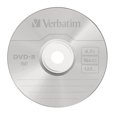 Verbatim DVD-R, 43729, DataLife, 10-pack, 4.7GB, 16x, 12cm, Matt Silver, wrap, Azo+, pro archivaci dat Verbatim DVD-R, 43729, DataLife, 10-pack, 4.7GB, 16x, 12cm, Matt Silver, wrap, Azo+, pro archivaci dat