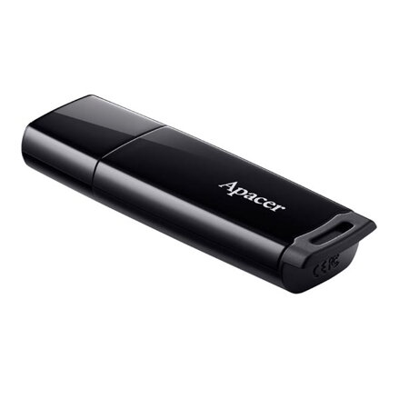 Apacer USB flash disk, USB 2.0, 32GB, AH336, černý, AP32GAH336B-1, USB A, s krytkou