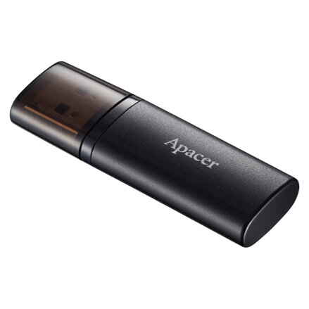 Apacer USB flash disk, USB 3.0, 32GB, AH25B, černý, AP32GAH25BB-1, USB A, s krytkou