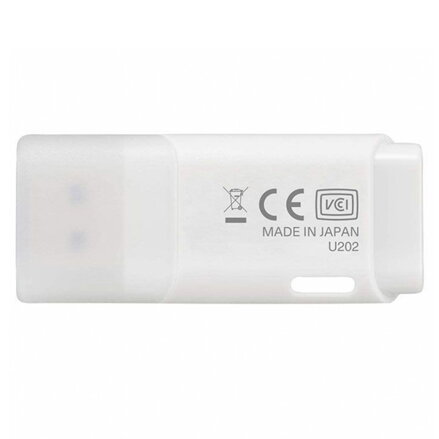Kioxia USB flash disk, USB 2.0, 32GB, Hayabusa U202, Hayabusa U202, bílý, LU202W032GG4