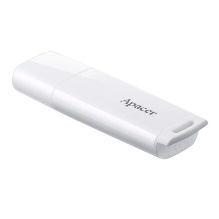 Apacer USB flash disk, USB 2.0, 64GB, AH336, bílý, AP64GAH336W-1, USB A, s krytkou