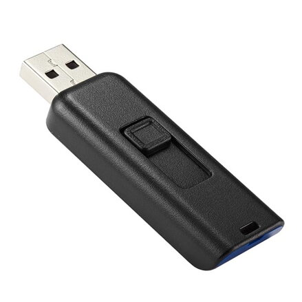 Apacer USB flash disk, USB 2.0, 64GB, AH334, modrý, AP64GAH334U-1, USB A, s výsuvným konektorem