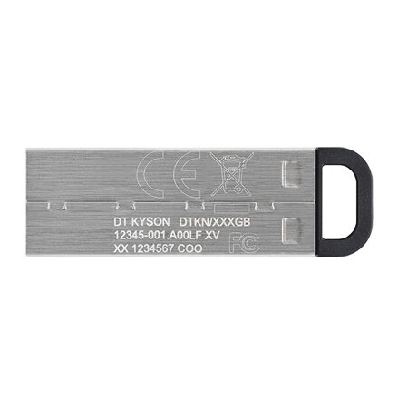Kingston USB flash disk, USB 3.0 (3.2 Gen 1), 64GB, DataTraveler(R) Kyson, stříbrný, DTKN/64GB, s poutkem