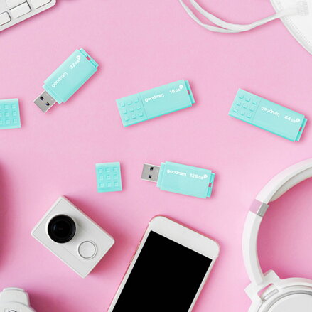 Goodram USB flash disk, USB 3.0, 128GB, UME3, UME3, černý, UME3-1280CRR11
