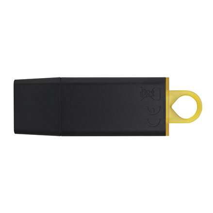 Kingston USB flash disk, USB 3.0 (3.2 Gen 1), 128GB, DataTraveler Exodia, černý, DTX/128GB, USB A, s krytkou