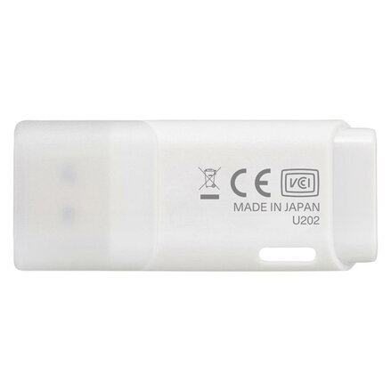 Kioxia USB flash disk, USB 2.0, 128GB, Hayabusa U202, Hayabusa U202, bílý, LU202W128GG4