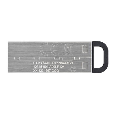 Kingston USB flash disk, USB 3.0 (3.2 Gen 1), 256GB, DataTraveler(R) Kyson, stříbrný, DTKN/256GB, USB A, s poutkem
