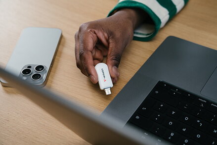 Verbatim USB flash disk, USB C, 64GB, Plectra, bílý, 30228, USB C