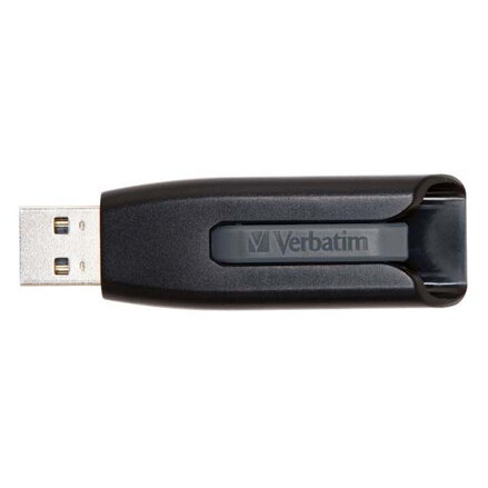 Verbatim USB flash disk, USB 3.0, 16GB, V3, Store N Go, černý, 49172, USB A, s výsuvným konektorem