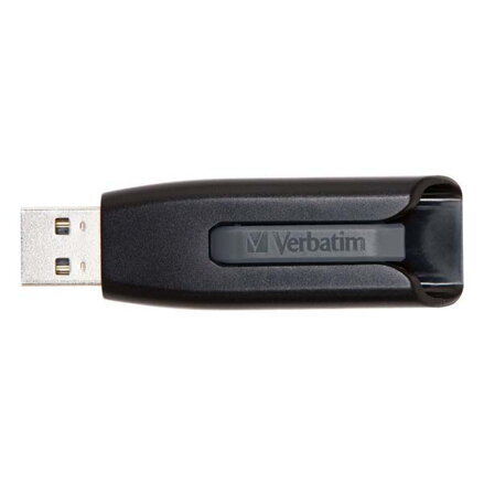 Verbatim USB flash disk, USB 3.0, 64GB, V3, Store N Go, černý, 49174, USB A, s výsuvným konektorem