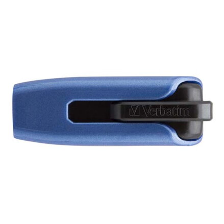 Verbatim USB flash disk, USB 3.0, 64GB, V3 MAX, Store N Go, modrý, 49807, USB A, s výsuvným konektorem