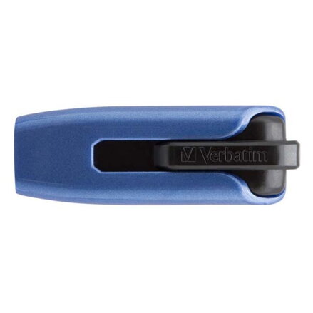 Verbatim USB flash disk, USB 3.0, 128GB, V3 MAX, Store N Go, modrý, 49808, USB A, s výsuvným konektorem