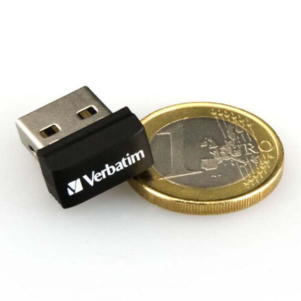 Verbatim USB flash disk, USB 2.0, 32GB, Nano, Store N Stay, černý, 98130, USB A