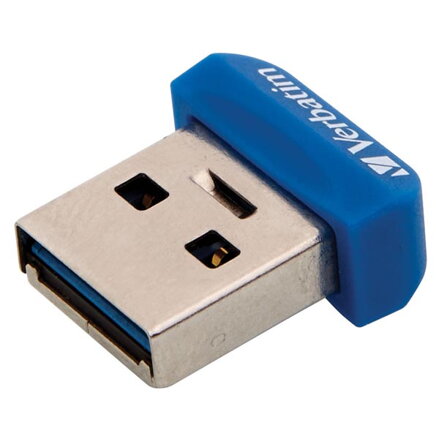 Verbatim USB flash disk, USB 3.0, 32GB, Nano, Store N Stay, modrý, 98710, USB A