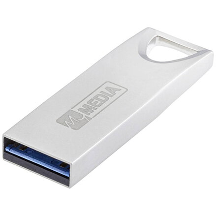 MyMedia USB flash disk, USB 3.2, 64GB, MyAlu, stříbrný, 69277, USB A