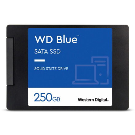 SSD Western Digital 2.5", SATA III, 500GB, WD Blue 3D NAND, WDS500G3B0A, 560 MB/s-R, 510 MB/s-W