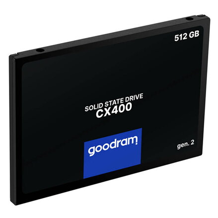 SSD Interní Goodram CX400, SSDPR-CX400-512-G2, 512GB, černá, SATA III
