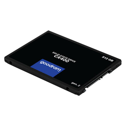 SSD Interní Goodram CX400, SSDPR-CX400-512-G2, 512GB, černá, SATA III