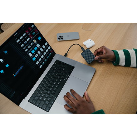SSD Externí Verbatim Store ,n ,Go Mini Diamond, 32025, 1000GB, černá, 1000 MB/s MB/s-R, USB C, 1000 MB/s MB/s-W