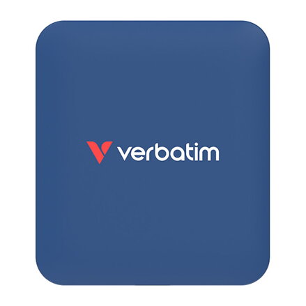 SSD Externí Verbatim SnapBack Magnetic SSD, 32075, 1000GB, Blue Metallic, MagSave, 2x USB C kabel