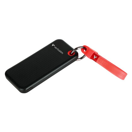 SSD Externí Verbatim Pocket SSD Black/Red, 32192, 1000GB, červený, M.2, obsahuje USB C kabel a pytlík, 1000 MB/s-R, USB-C, 1000 MB