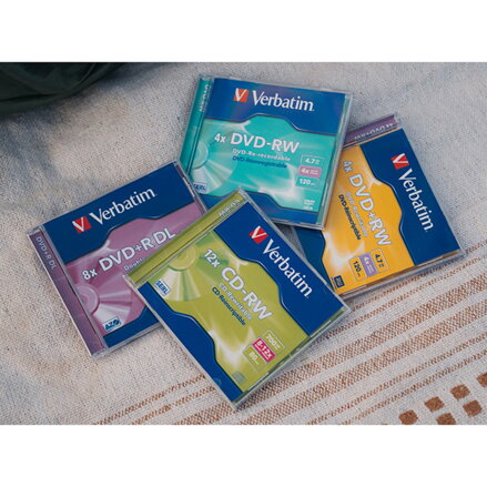 Verbatim CD-RW, 43148, SERL Scratch Resistant, 10-pack, 700MB, 12x, 80min., 12cm, bez možnosti potisku, jewel box, pro archivaci d