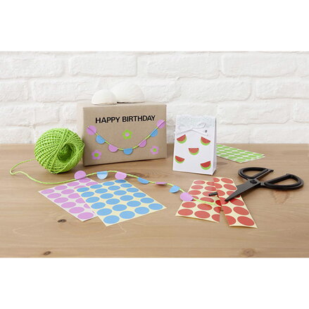 Avery Zweckform etikety 18mm, modré, 24 etiket, značkovací, baleno po 4 ks, 3005, pro ruční popis