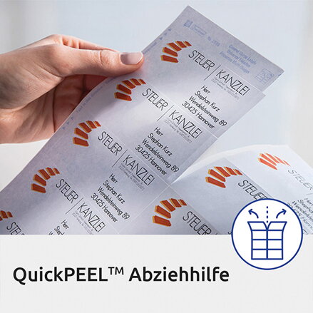 Avery Zweckform etikety 97 x 55 mm, A4, bílé, 10 etiket, baleno po 100 ks, 3679, pro laserové a inkoustové tiskárny, kopírky