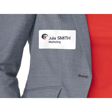 Avery Zweckform jmenovky 80mm x 50mm, A4, bílé, 10 etiket, samolepicí, baleno po 20 ks, L4785-20, pro laserové tiskárny