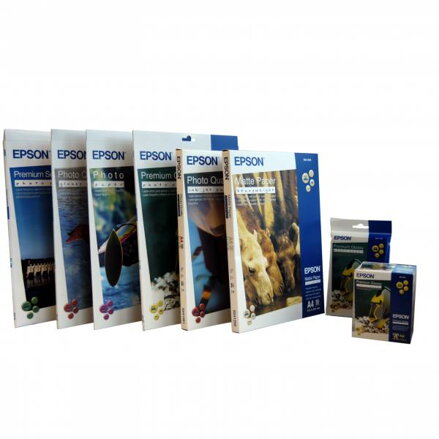 Epson Premium Semigloss Photo Paper, foto papír, pololesklý, bílý, Stylus Photo 880, 2100, A4, 251 g/m2, 20 ks, C13S041332, inkous Epson Premium Semigloss Photo Paper, foto papír, pololesklý, bílý, Stylus Photo 880, 2100, A4, 251 g/m2, 20 ks, C13S041332, inkous