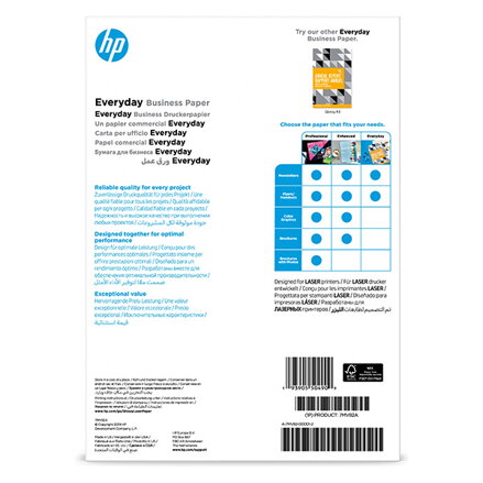 HP e-day FSC, lesklý, bílý, A4, 120 g/m2, 150 ks, 7MV82A, nespecifikováno