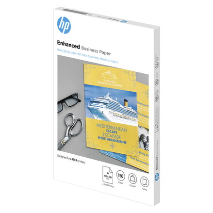 HP Professional Glossy Laser Photo Paper, foto papír, lesklý, bílý, A4, 150 g/m2, 150 ks, CG965A, laserový