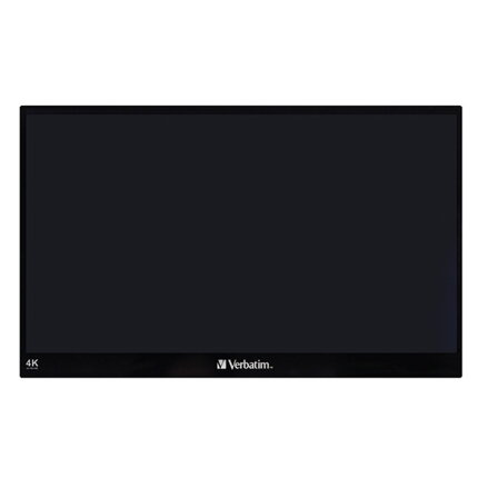 Verbatim přenosný dotykový monitor, PMT-17-4K, 17.3", Ultra HD 4K (3840x2160), 60Hz, černý