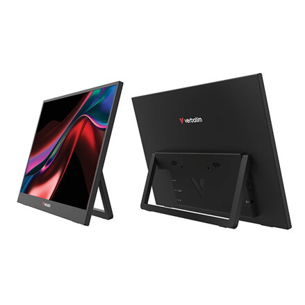 Verbatim přenosný monitor, Monitor LIGHT, 15.6", Full HD (1920x1080), 60Hz, černý