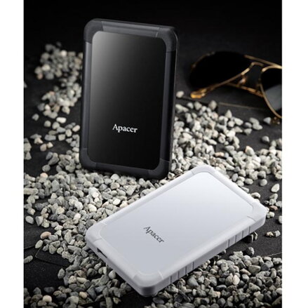 Apacer externí pevný disk, AC532, 2.5", USB 3.0 (3.2 Gen 1), 1TB, AP1TBAC532W-1, bílý