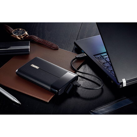Apacer externí pevný disk, AC731, 2.5", USB 3.0 (3.2 Gen 1), 2TB, AP2TBAC731B-1, černý, otřesuvzdorný, odolný proti prachu a vodě