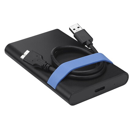 Sada krytů pro interní HDD/SSD, Verbatim, 2.5", Store,N,Go, USB 3.0 (3.2 Gen 1), 53106, černá