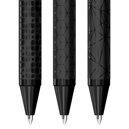 Berlingo, pero automatické kuličkové, modré, 24ks, 0.7mm, Double black