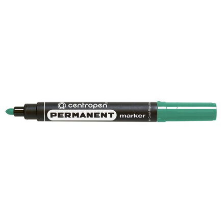 Centropen, marker 8566, zelený, 10ks, 2.5mm, alkoholová báze, cena za 1ks