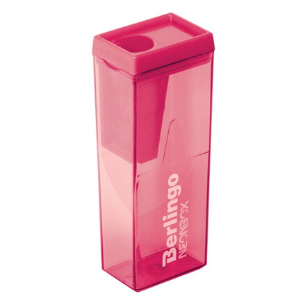Berlingo, ořezávátko jednoduché NeonBox, color, 24ks