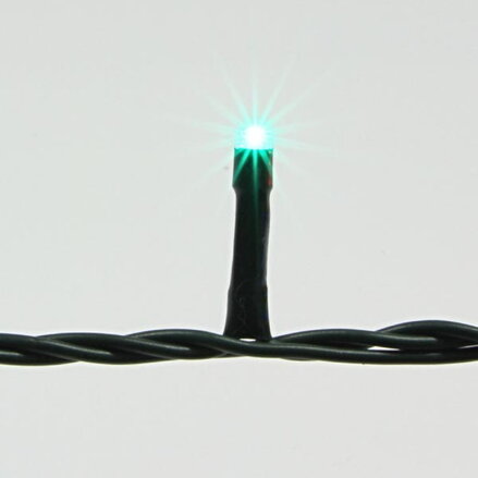 LED osvětlení, řetěz, 10m, 220-240 V (50-60Hz), 6W, multicolor, zelený kabel, 30000h, 100xLED