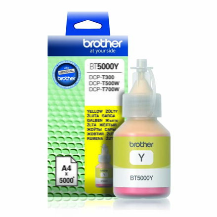 Brother originální ink BT-5000Y, yellow, 5000str., Brother DCP T300, DCP T500W, DCP T700W