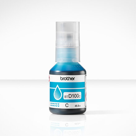 Brother originální ink BTD100C, cyan, 5000str., 48.8ml
