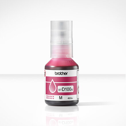 Brother originální ink BTD100M, magenta, 5000str., 48.8ml